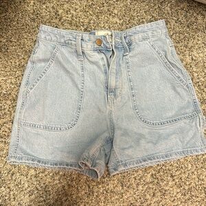 Universal thread highest rise midi jean shorts